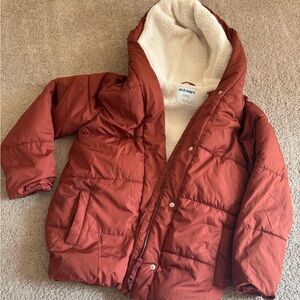 Old Navy Kids Puffer Jacket in Rust